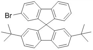 2'-Bromo-2,7-di-tert-butyl-9,9'-spirobifluorene CAS:393841-81-1